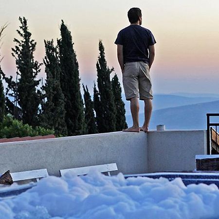 Roof Of The Galilee Villa Amirim Rum bild